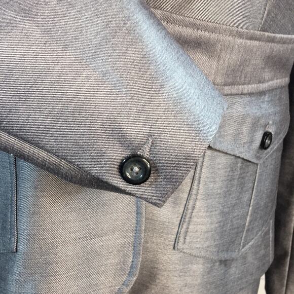 Milano Women's 2 Piece Skirt Business Power Suit w/ Blazer Sz 8 Gray - Picture 6 of 14